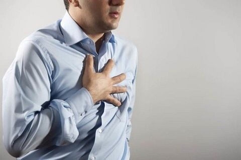 bolesť na hrudníku ako príznak osteochondrózy prsníka