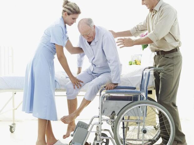 Pacient nie je schopný samostatného pohybu bez špeciálneho prístroja