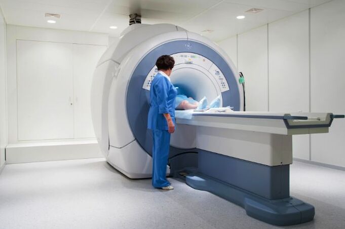 MRI diagnostika hrudnej osteochondrózy