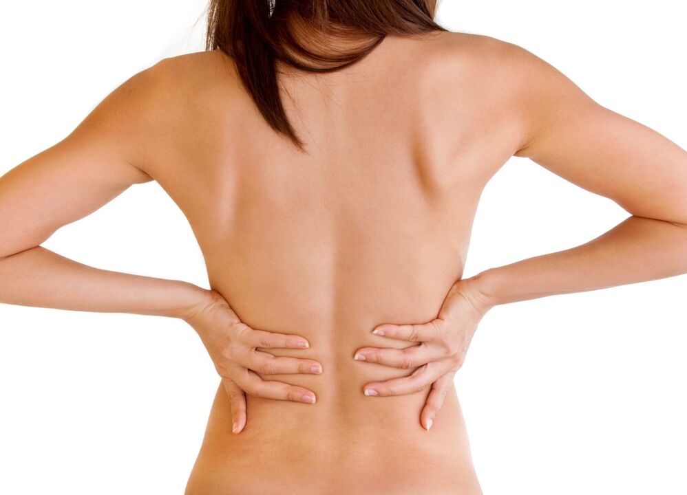 bolesť chrbta s osteochondrózou hrudnej oblasti